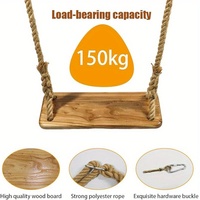 Adult Hanging Seat Tree Chair V7110C with Durable Hemp Rope Backyard Garden Furniture Country Style Swinging Chair.hangingChiar