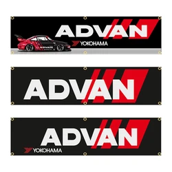 60X240cm ADVANS WHEEL Banner Flag Polyester Printed Garage or Outdoor Decoration Tapestry