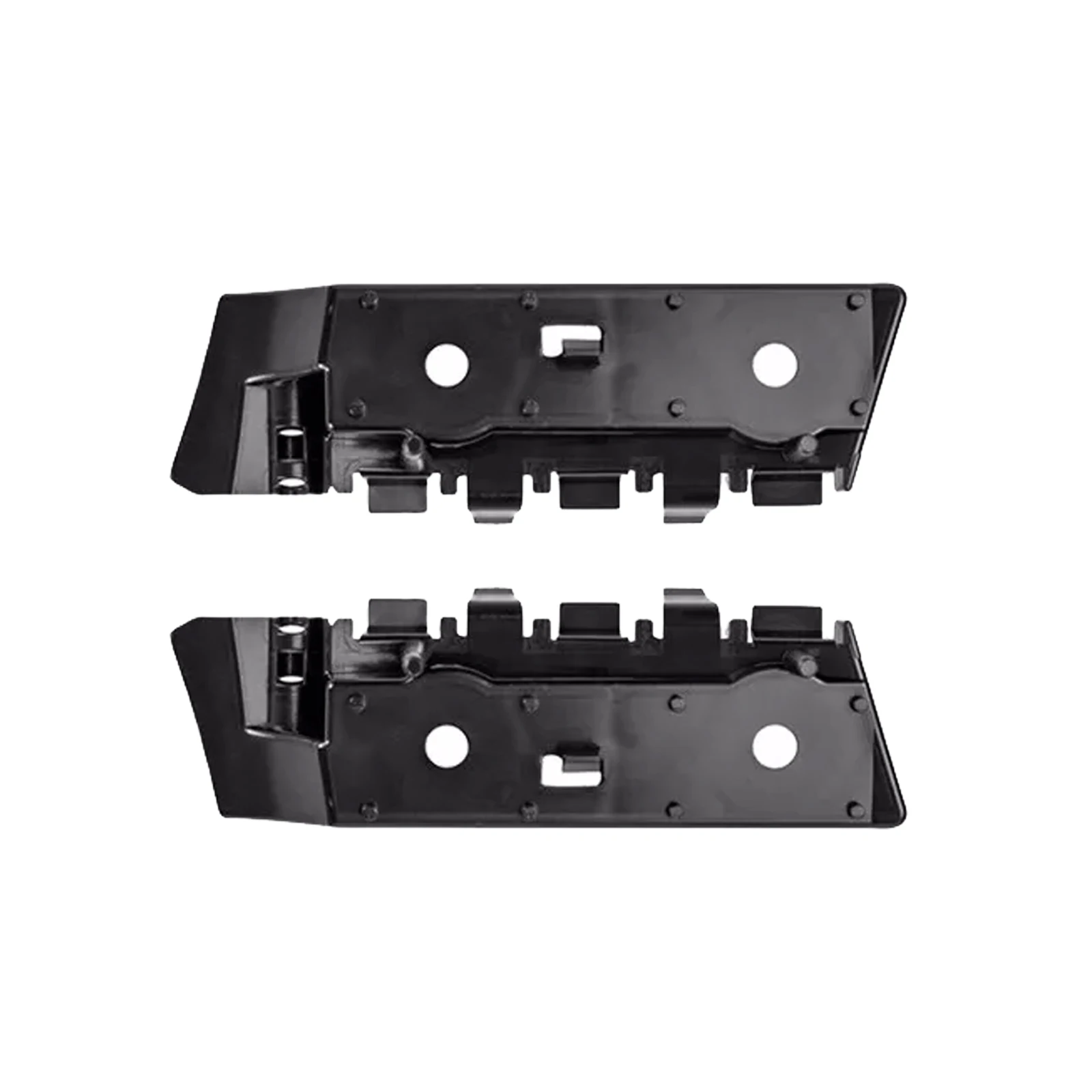 Bracket Front Bumper Bracket Kit As Shown Bumper Support Bracket Plastic Material Practical Usage Two Pieces Included