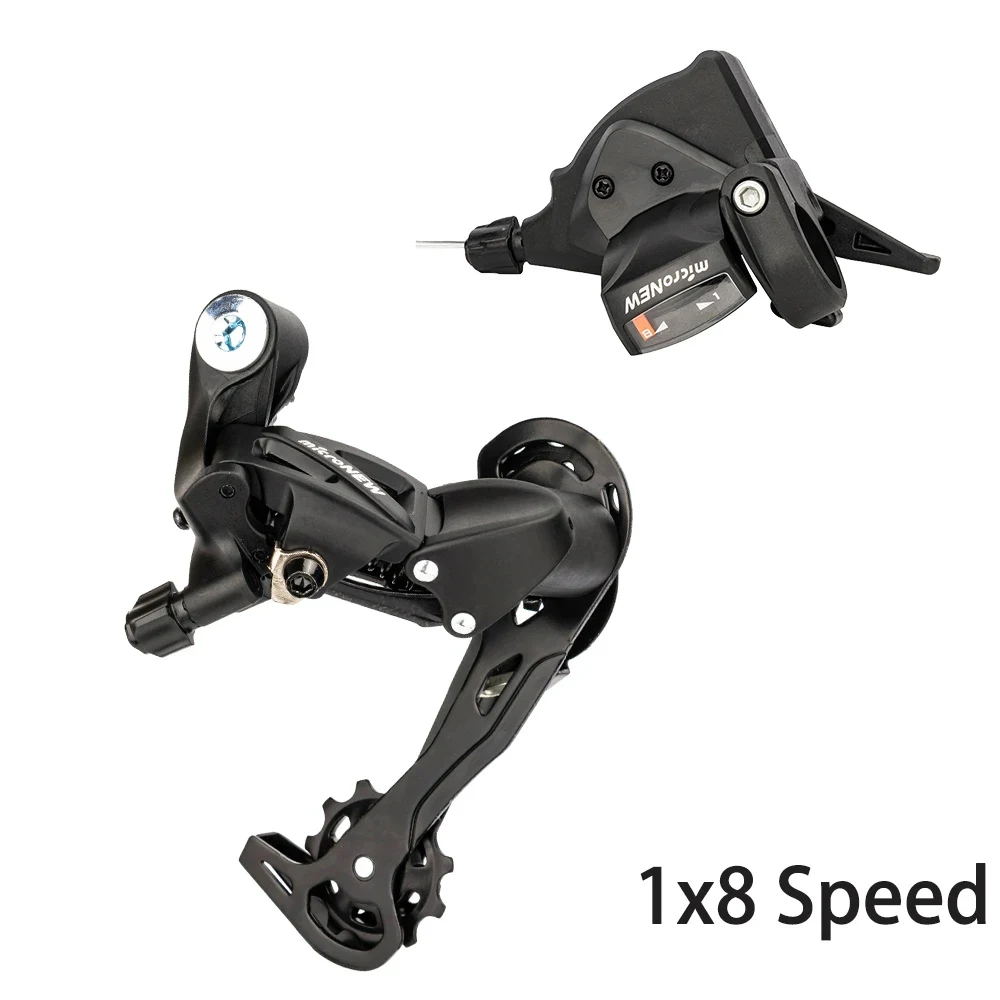 MTB 8 Speed Cassette Group Set 1X8 Shifter Rear Derailleur 8V Sprocket Freewheel 8S Chain Mountain Bike Single Crank set System