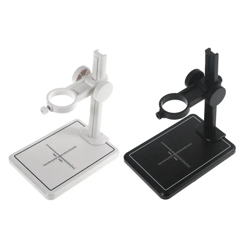 AEE8-Microscope Stand With Scale Adjustable Stand Holder Bracket Large Base Microscope Endoscope Holder Stand