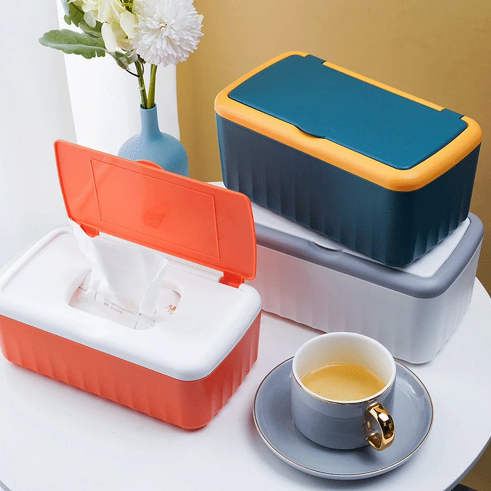 Wet Tissue Box Flushable Wipes Dispenser High Capacity Holder Case for Diaper Bag Baby Travel