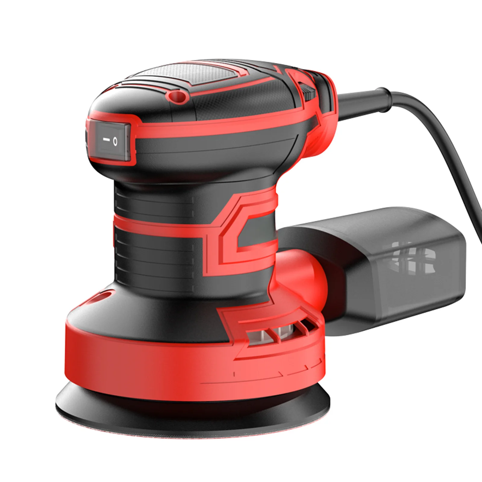 

5 Inch 350W Variable Speed Orbital Sander 12000r/min Electric Disc Sander with 16Pcs Sanding Discs 6-Speed 220V 23x12.5x14.5cm