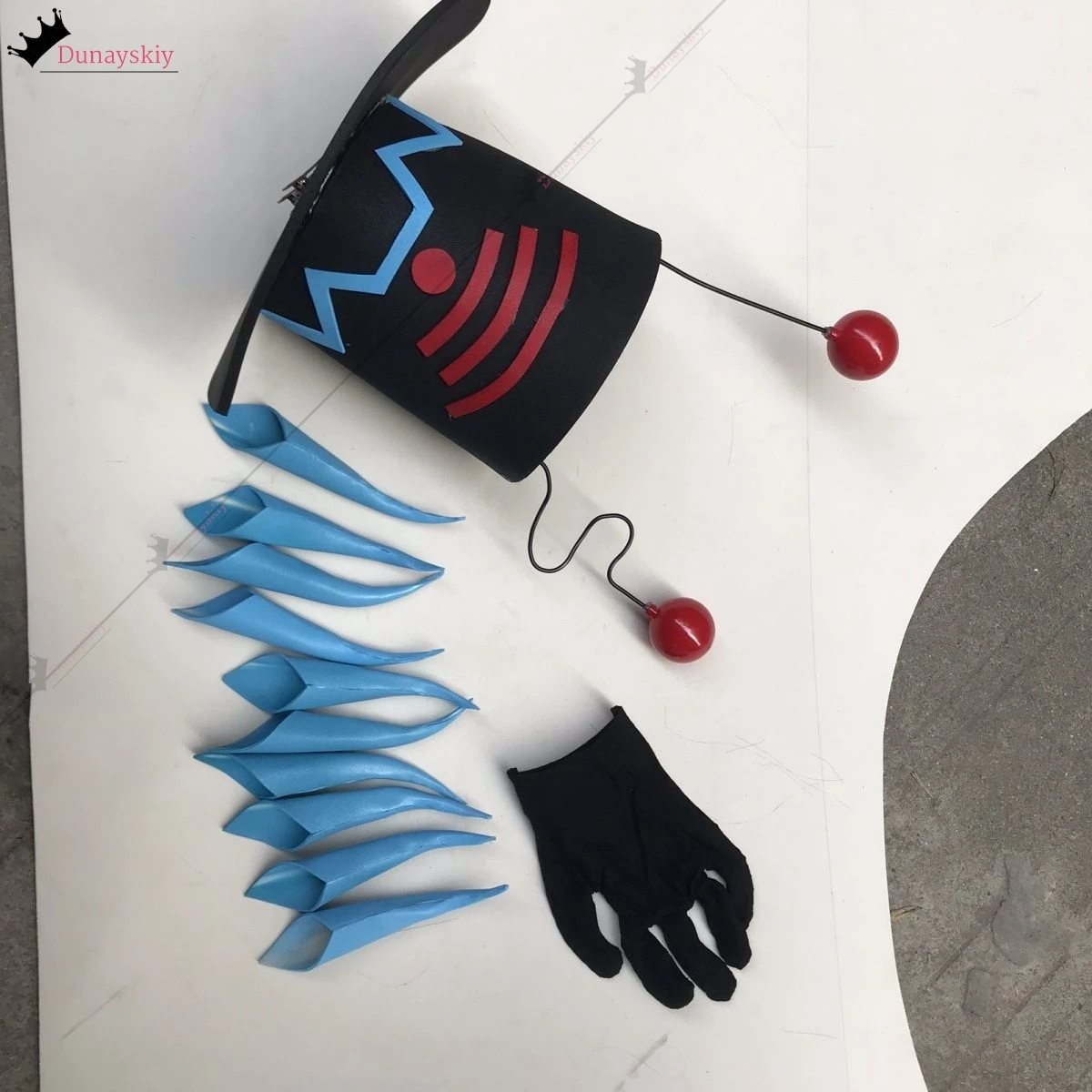 2025 Hotel Vox Cosplay Uniform Costume Anime Hazbin Headpiece Claw Accessory Prop 3D Print Role Props For Halloween Carnival view 6
