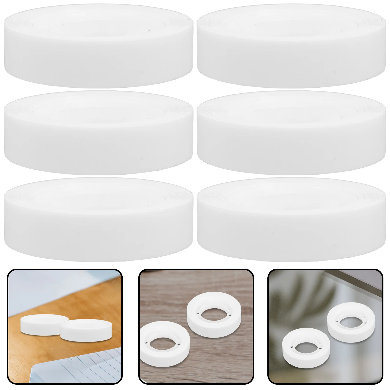 24 Gulungan Pita Perekat DIY Permukaan Matte yang Dapat Ditulis untuk Koreksi, Pembungkus Kado, Dekorasi, Organisasi Kantor