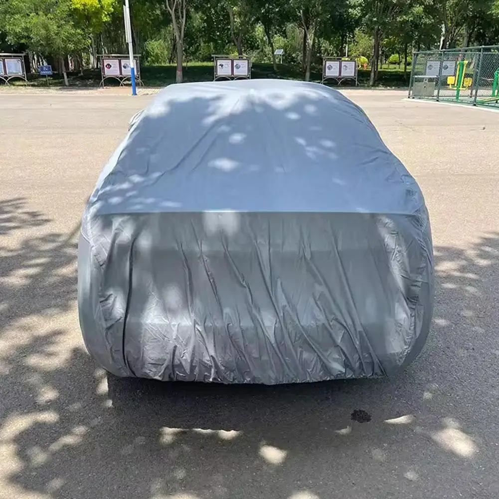 

New Small Molecule Car Cover 490x180x150cm Car Clothing Sunscreen Car Clothing Cover Dust Rainproof