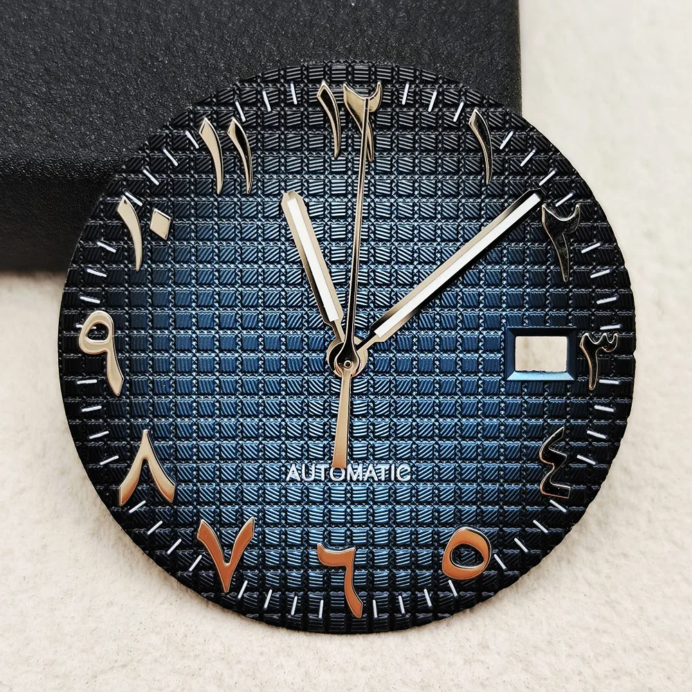 New NH35 dial Arabic numeral watch dial no night light 31.8mm dial men's sports watch with NH35 movement watch accessories
