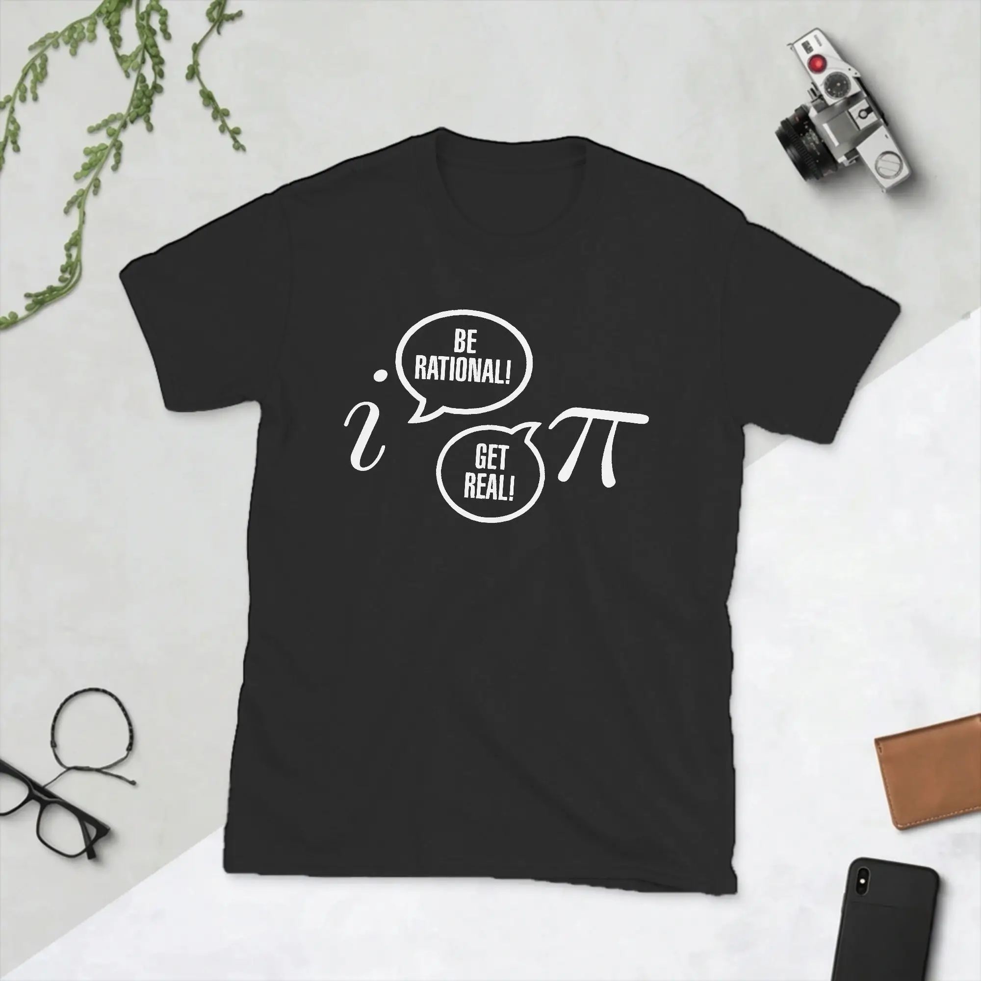 Leisure Be Rational T-Shirts Men Round Neck Cotton T Shirts Mathematics Math Joke Short Sleeve Tees Summer Clothing