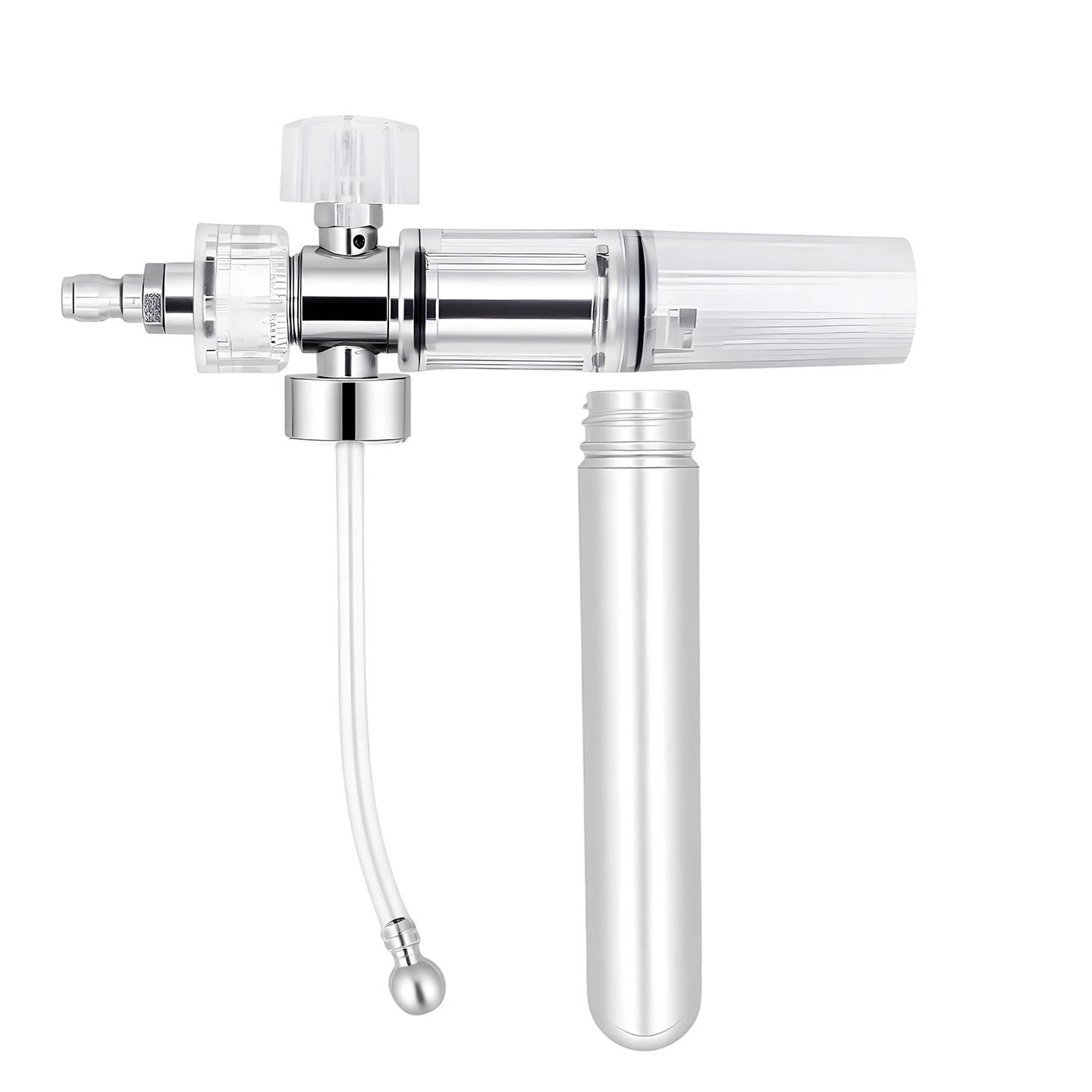 35ml High Power Foam Spray Pot with 1/4'' Quick Connector Adjustable Nozzle for High Pressure Washer - Car Cleaning Tool