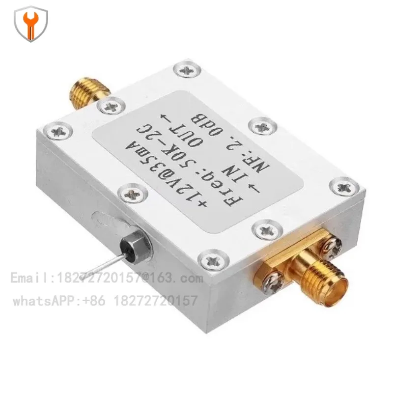 50K-2G LNA Low Noise Amplifier, High Gain 31DB@0.5G High Gain Flatness, RF Amplifier