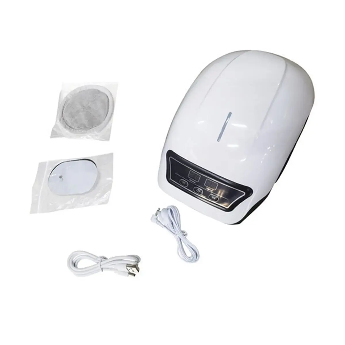 [Vend for]Knee Massager with Cordless Design, 3 Heating Levels, LED Screen, Adjustable Straps