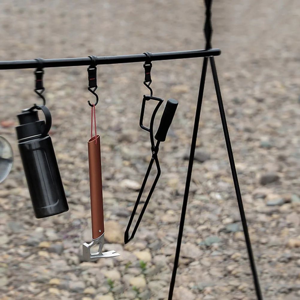 

Iron Charcoal Clip Long Handle Barbecue Tool Stable Grip Labor Saving Picnic Dinner Camping Supply Charcoal Tong