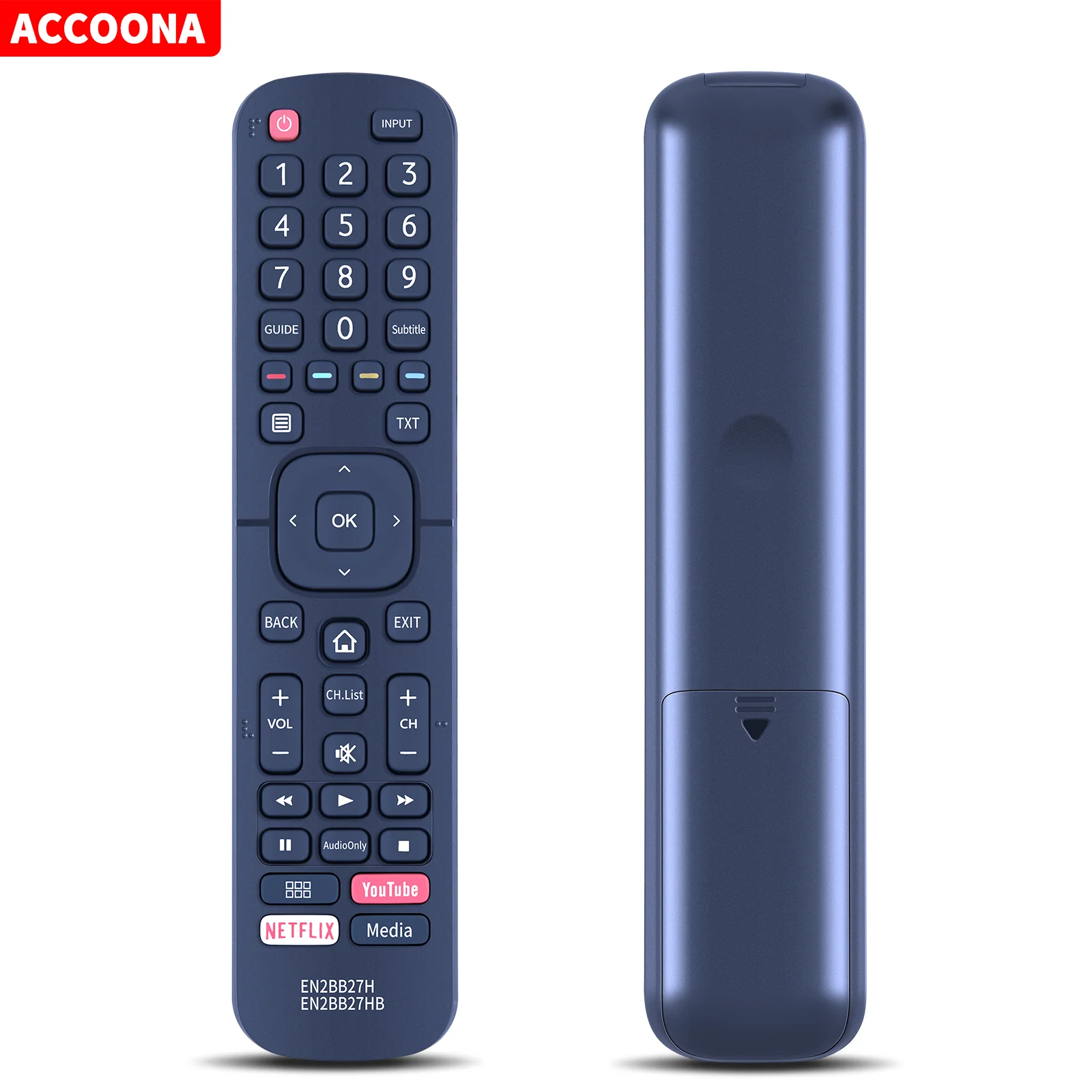 NEW Original EN2BB27HB Remote control FOR Hisense TV with YouTube Netflix Media Buttons H32A5600 H32AE5500 H39A5600 H39AE5500