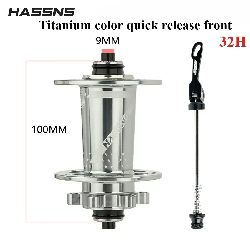 HASSNS PRO7 32H Rear Hub Quick Release 32Holes Freehub MTB Four Palin 7-12Speed Noisy Cube Bicycle Six Pawl Three Teeth Hubs