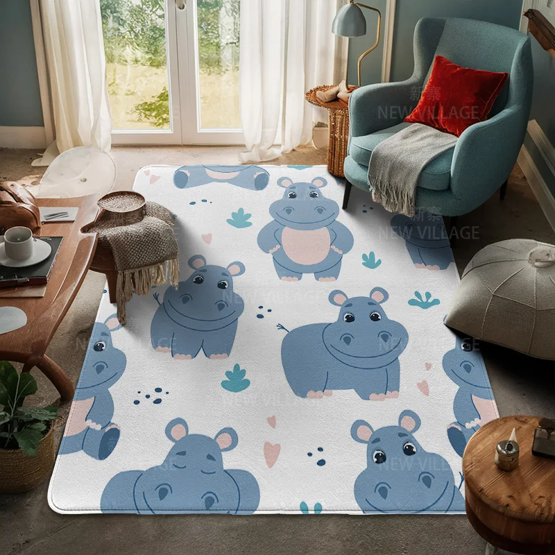 House entrance carpet Home door mat Room Bath Foot bathroom non-slip Kitchen water absorption rugs Modern Nordic cute animal