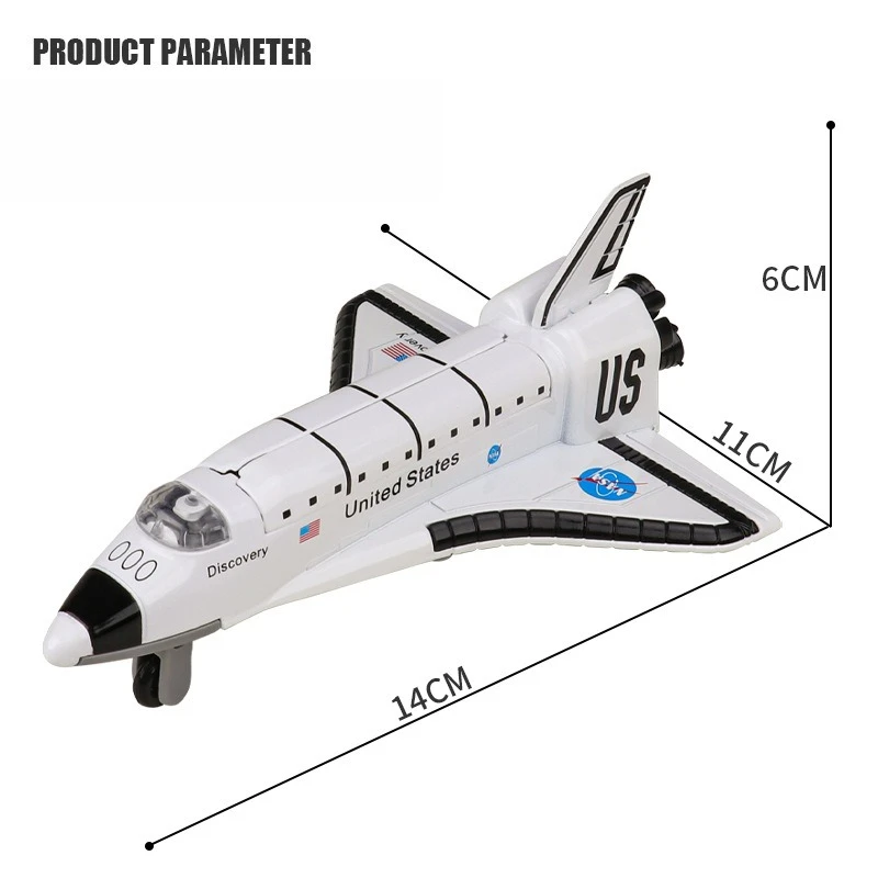 سبيكة مكوك الفضاء كولومبيا المكوك محاكاة الطيران لعبة مجسمة توصية هدية للأطفال