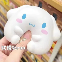 Sanrio Hellokitty Pinching Decompression Toy Kuromi My melody Cinnamoroll Cute Funny Slow Rebound Vent Action Figures Toys Gift