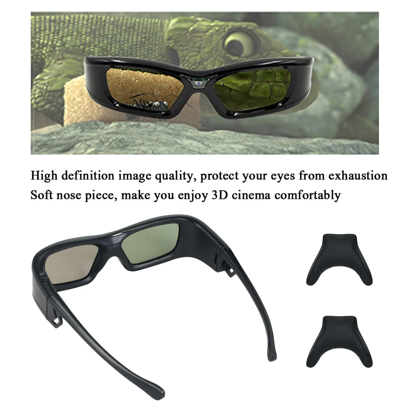 VR Glasses 3D DLP Link Glasses XR GL410 for Projector HD Active for Optama Acer BenQ ViewSonic Sharp Dell DLP Link Projectors