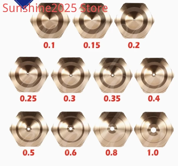 High Quality Brass Nf V6 Nozzle Hotend E3D Nozzle 3D Printing Accessories