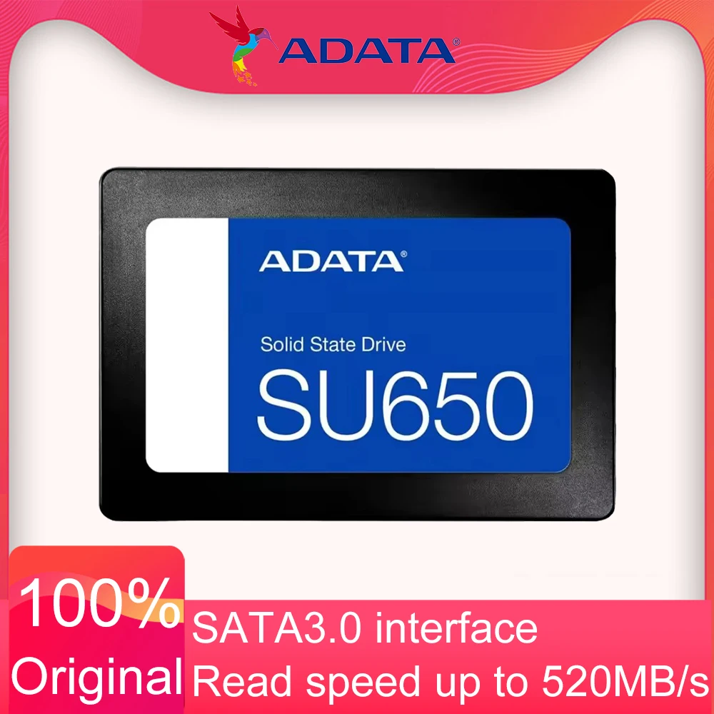 ADATA SU650 256GB 512GB 1TB 2TB SATA Solid State Drive SATA3.0 SSD