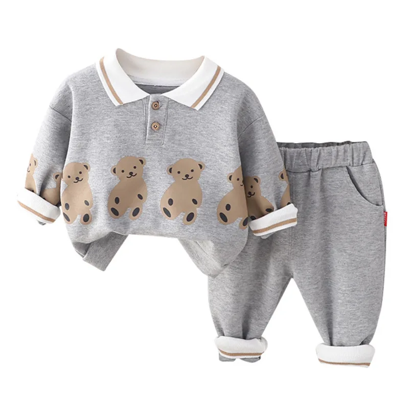 New Spring Autumn Baby Girl Clothes Infant Boys Outfits Children T-Shirt Pants 2Pcs/Sets Toddler Casual Costume Kids Tracksuits