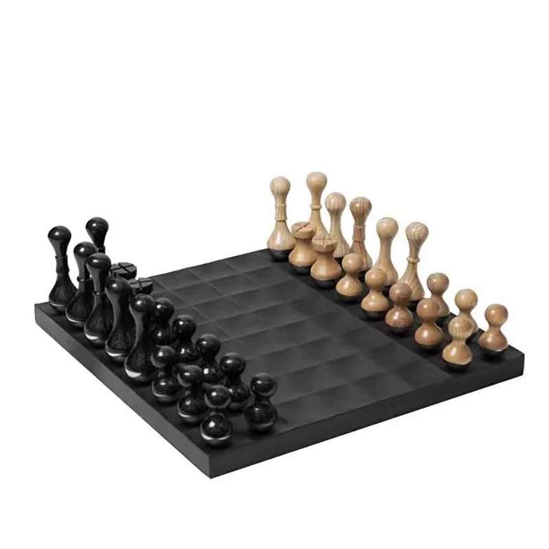 

Роскошный деревянный шахматный набор, украшения в стиле ретро, мраморная шахматная доска, креативная семейная настольная игра, современное украшение для гостиной, хороший подарок