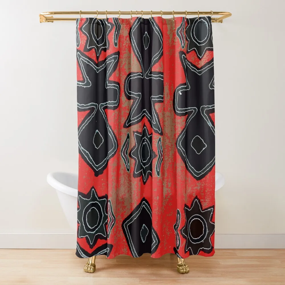 

#AfricanPrint Shower Curtain For Bathrooms With Beautiful Designs For The Bathroom Waterproof Fabric Shower Shower Bath Curtain