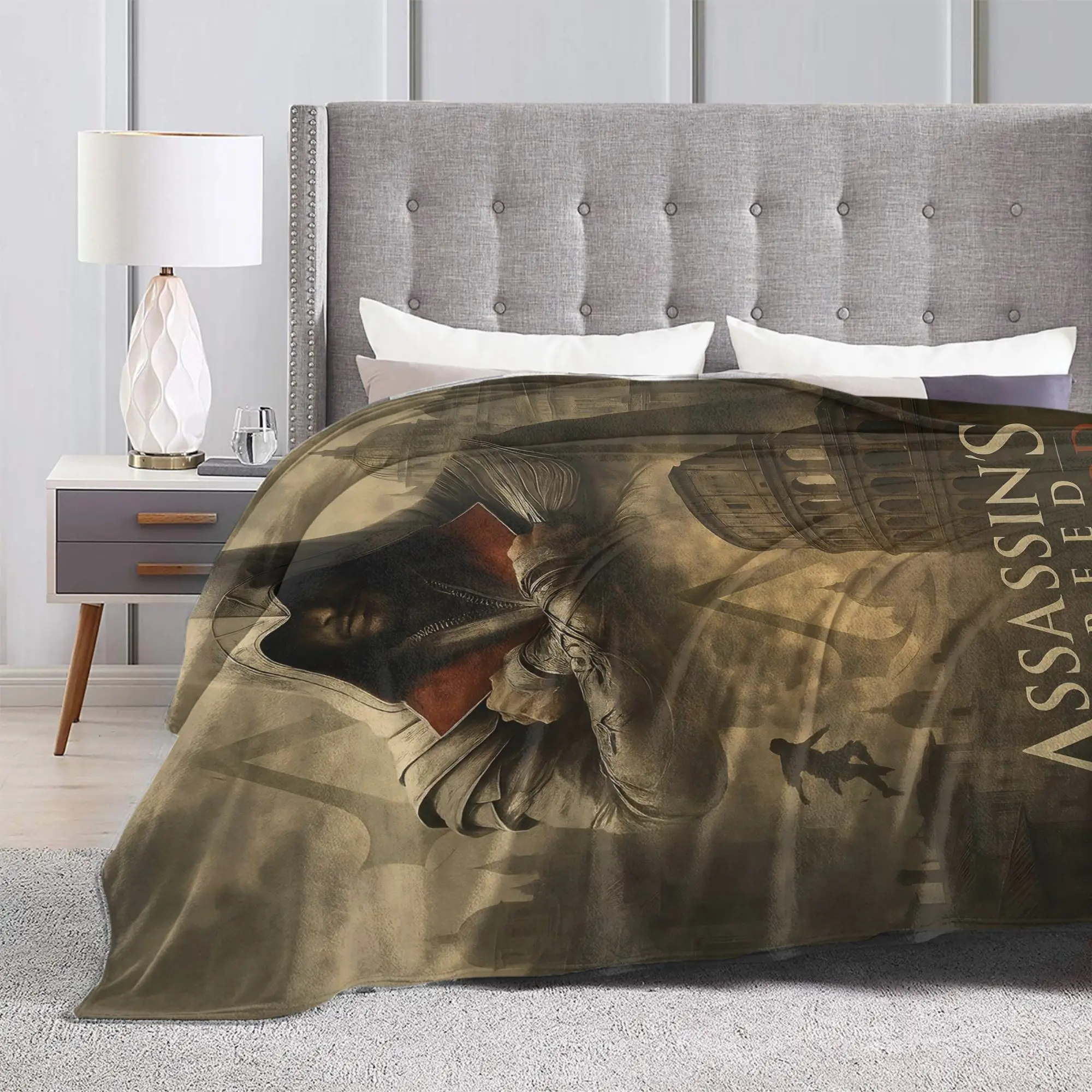 القتلة العقيدة الظلال الفانيلا بطانية الخريف لينة دائم رمي بطانية للأطفال غرفة نوم موضة المفرش أريكة غطاء سرير