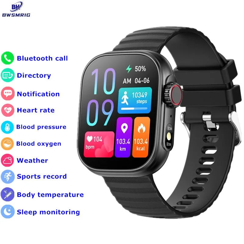 

2024 New Smart Watch Men Full Touch Screen Sport Fitness Bracelet Bluetooth Call For Xiaomi HuaWei iPhone Smartwatch Women