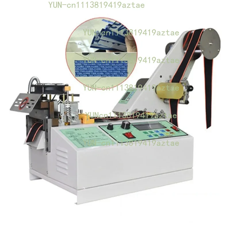 Computer Auto Magic Adhesive Tape Cutting Machine Hot And Cold Cloth Belt Zipper Webbing Elastic Cut Tool