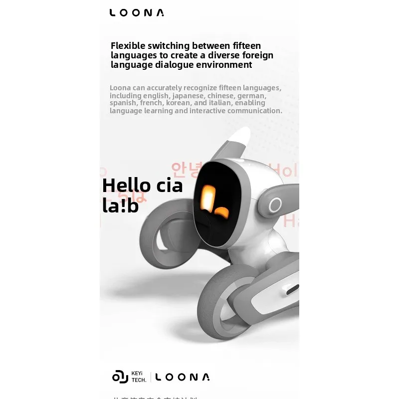 chatgpt4.0 AI intelligent companion robot Luna electronic pet interactive voice command programming toy, high-end holiday gifts