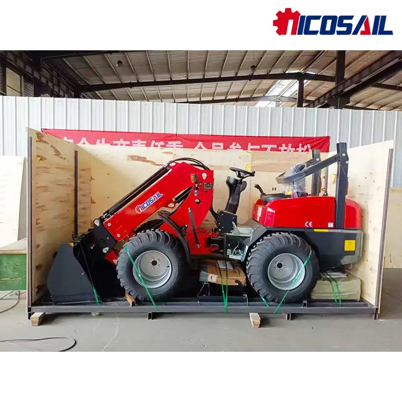 

Customized new skid steer loader popular in Chinese factory CE Kubota engine front-end crawler loader