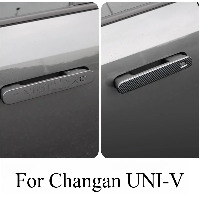 ل Changan UNI-V المقبض الخارجي التصحيح الزخرفية الديكور الخارجي ترقية ديكور الجسم ملصق مقبض ملصق الملحقات