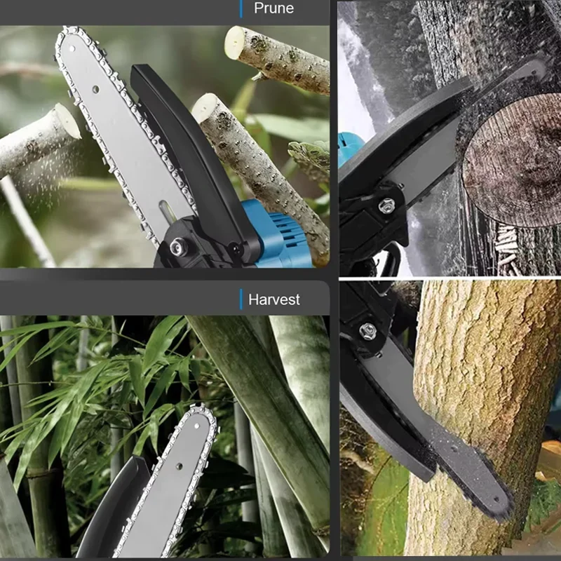 أداة 6 بوصة منشار صغير لاسلكي محمول باليد سلسلة الطاقة الكهربائية أداة قطع نوع منشار الحديقة لتقليم الأشجار