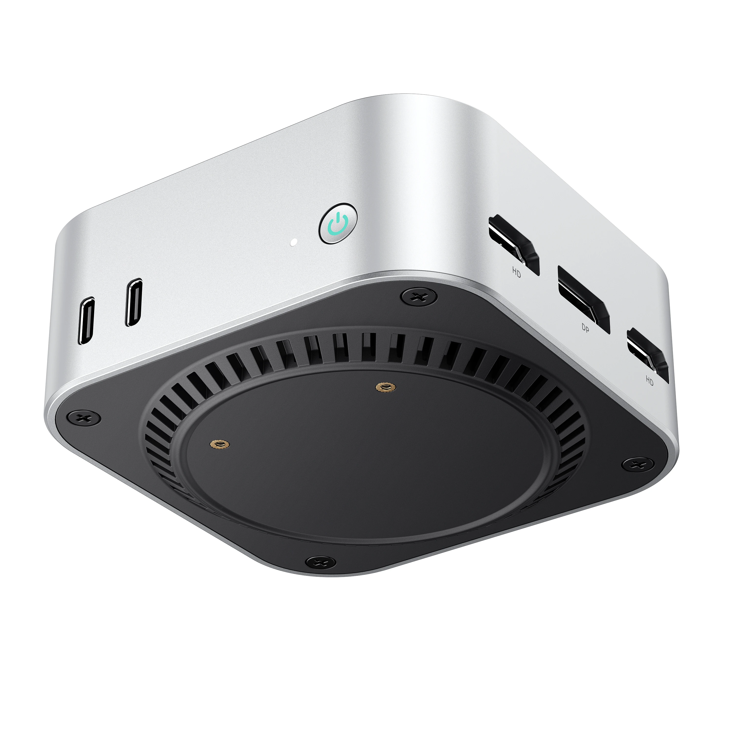 SOAYAN 2025 كمبيوتر صغير Intel N150 12GB DDR5 كمبيوتر صغير صامت منخفض الطاقة Linux/Win11 Pro OS