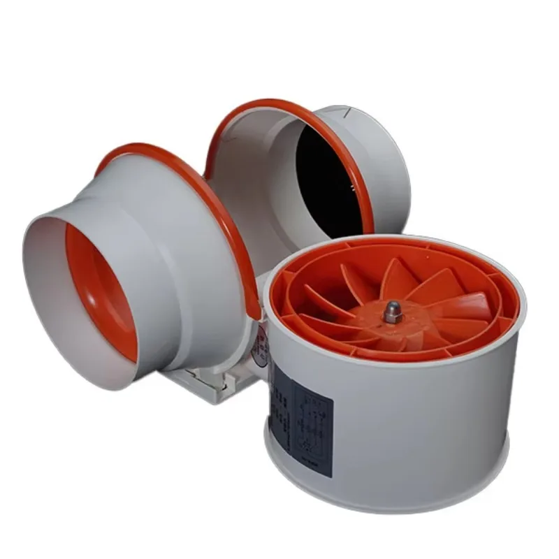 

Household and industrial silent booster exhaust fans hoisting high oblique flow duct fans