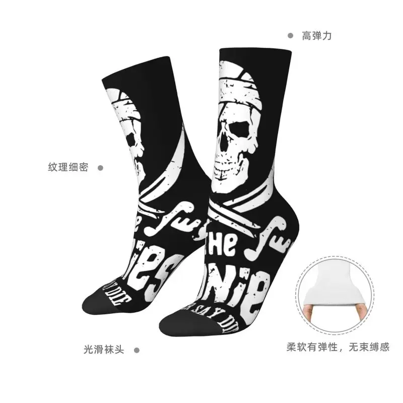 The Goonies Skull Pirates Chaussettes pour hommes unisexes amusantes avec impression 3D pour film