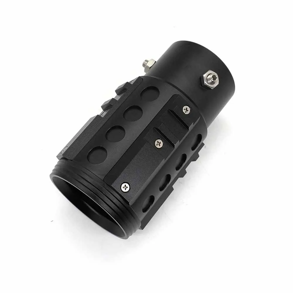 Automotive general aluminum alloy modified tail throat, personalized exhaust pipe decoration racing grenade tail throat