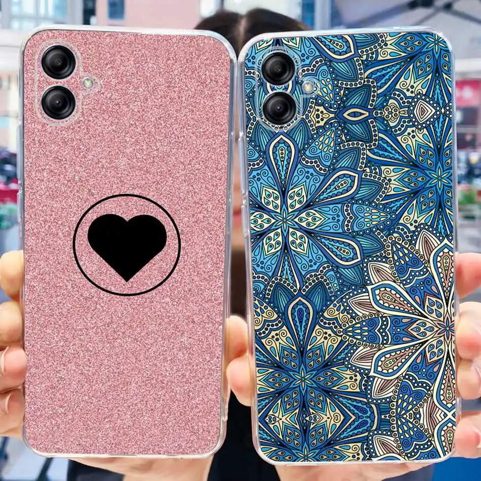 For Samsung Galaxy A04e A04 Case Samsung A04 A 04e SM-A042F SM-A045F 2023 Elegant Printing Soft Silicone TPU Phone Back Cover