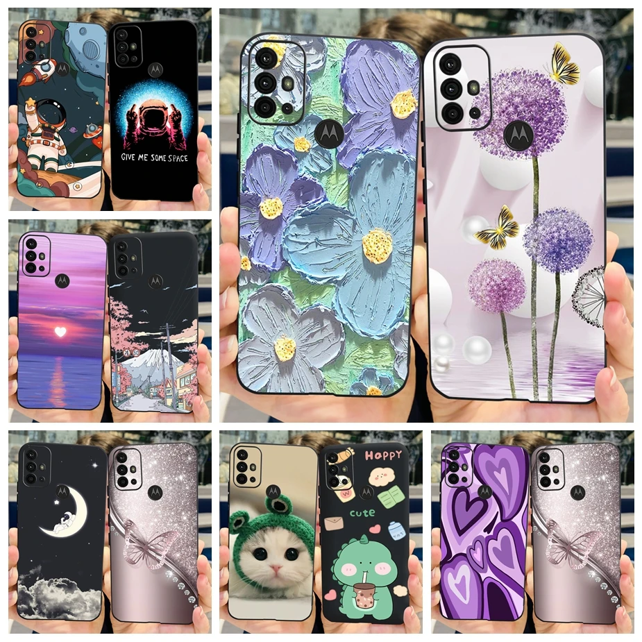 For Motorola Moto G30 Case Moto G10 Colorful Painted Cover Soft TPU Phone Case For Motorola Moto G10 G 30 MotoG10 MotoG30 Bumper