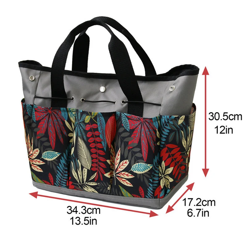 Borsa per attrezzi da giardino Borsa per attrezzi da giardinaggio Borsa per attrezzi da giardino multitasca per esterni Borsa per organizer Borsa per attrezzi manuali compatta per giardinieri