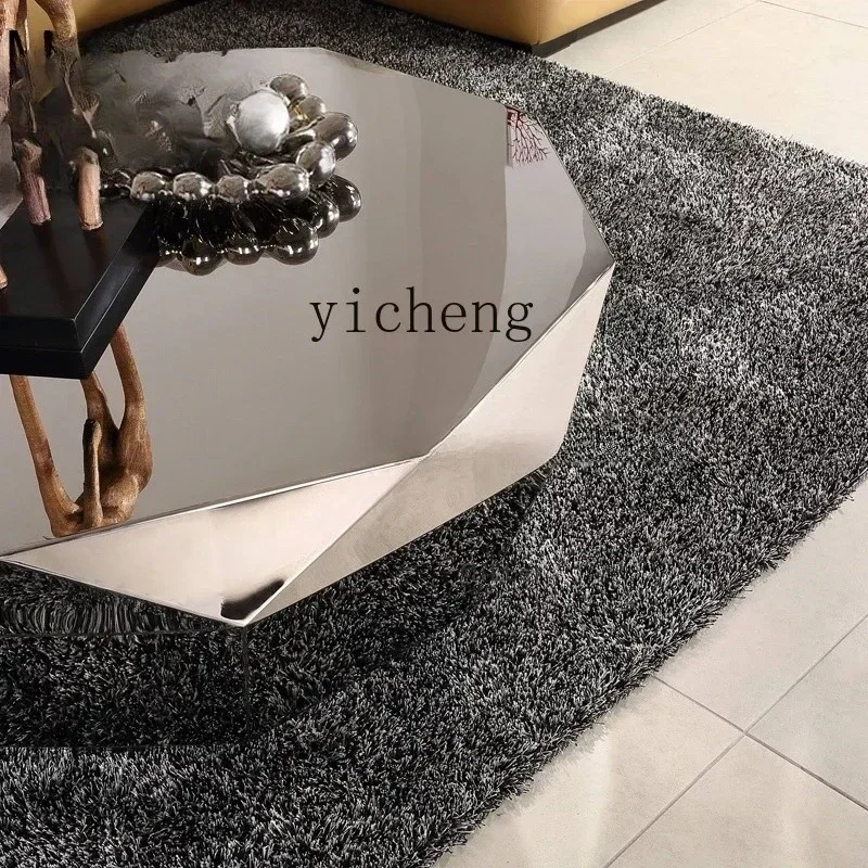 DSA Marble Diamond Coffee Table Creative Living Room Post-modern Small Apartment Polygonal Coffee Table