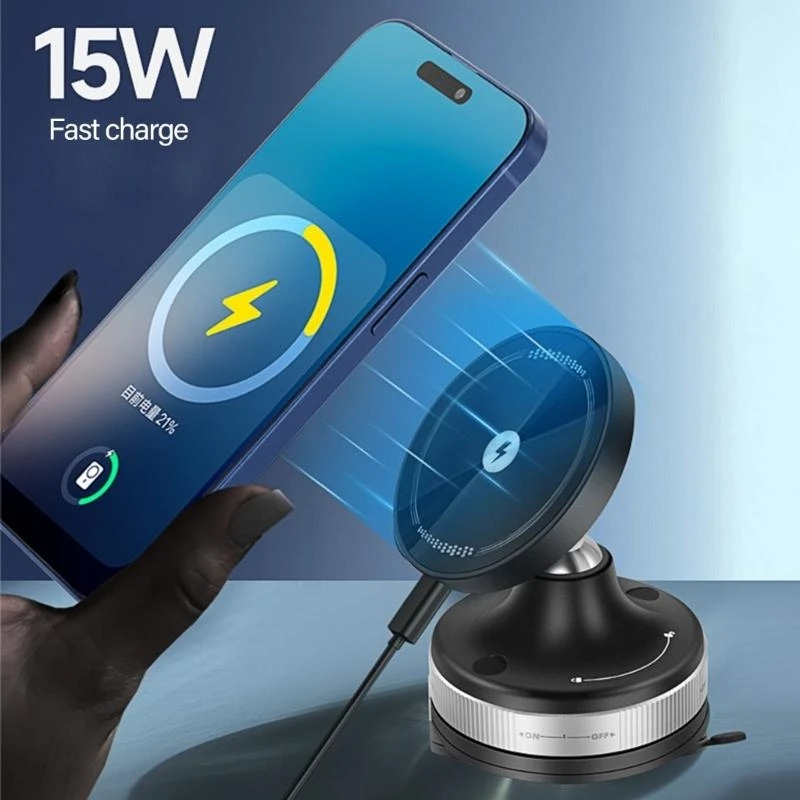 Suporte estável montagem carro, rotação 360 ​​graus, aderência não -lip para navegação por telefone