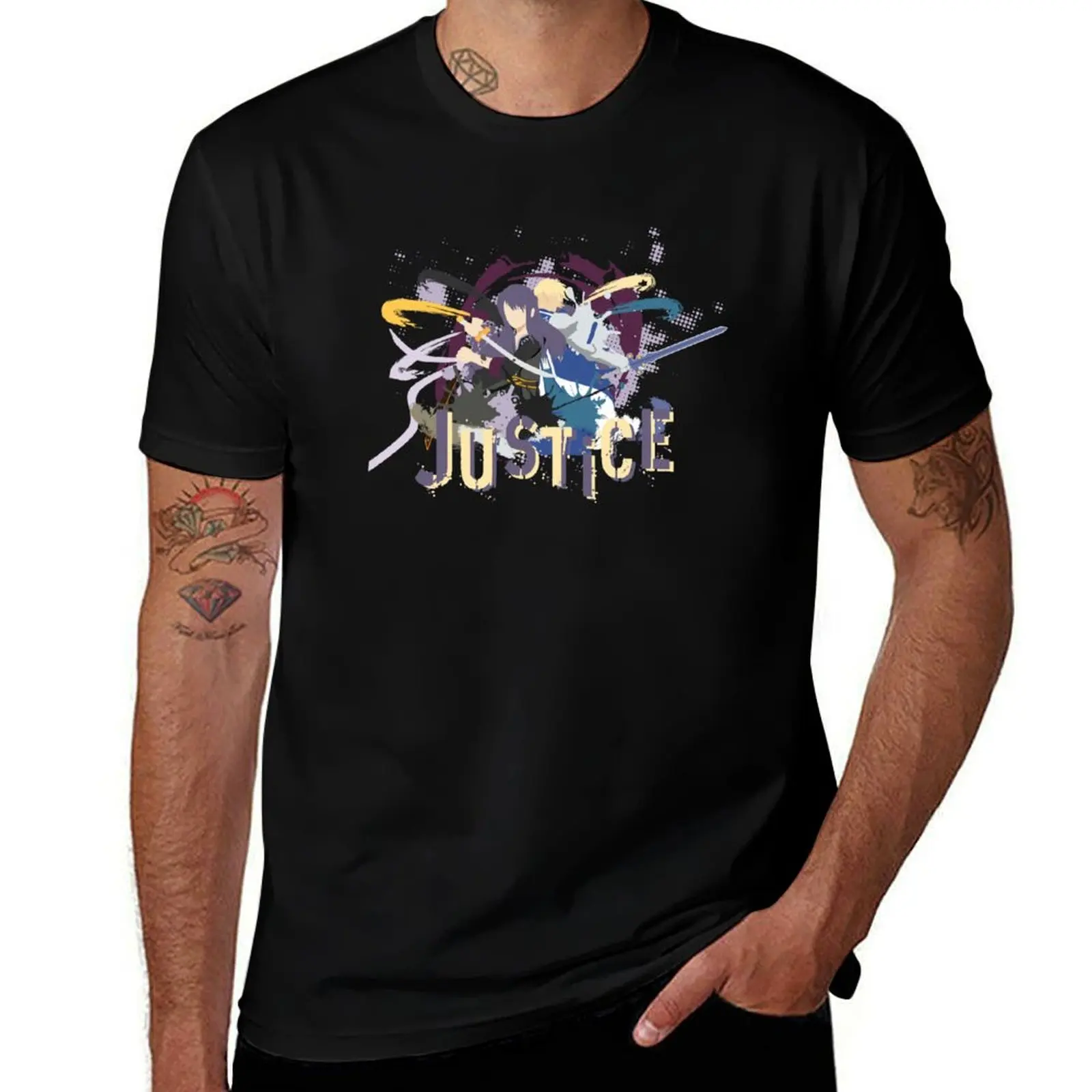Justice T-Shirt t shirt man casual T-Shirt