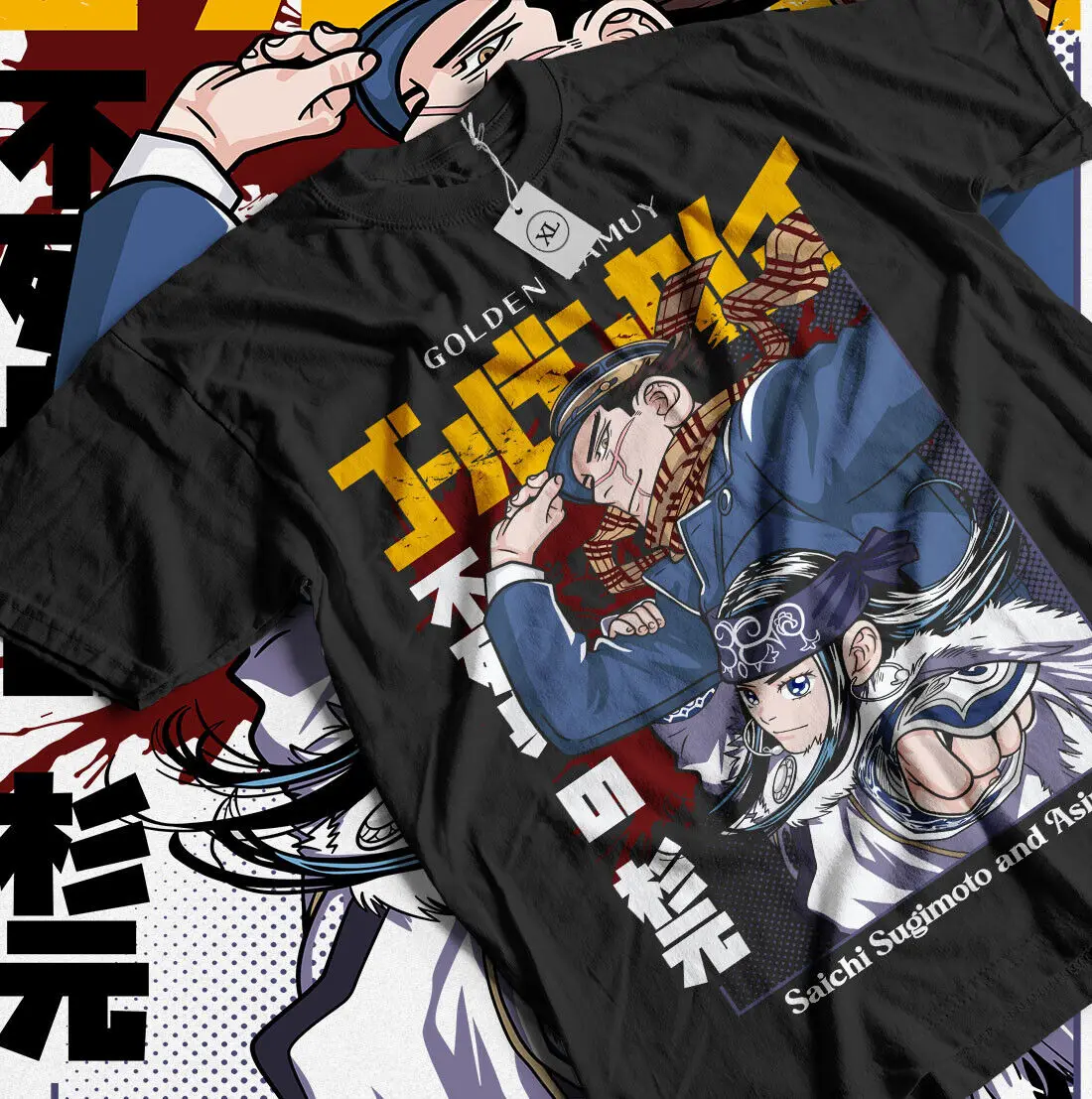 Golden Kamuy T-Shirt Koito Schenka Japan Anime Grahic Tee Gift Shirt All Size