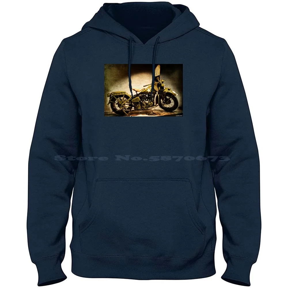 Wla 1942-Iii 100% Cotton Hoodie 42 Wla 42wla Motorbike Two Motorcycle Wwii Second Bastogne Bulge Army