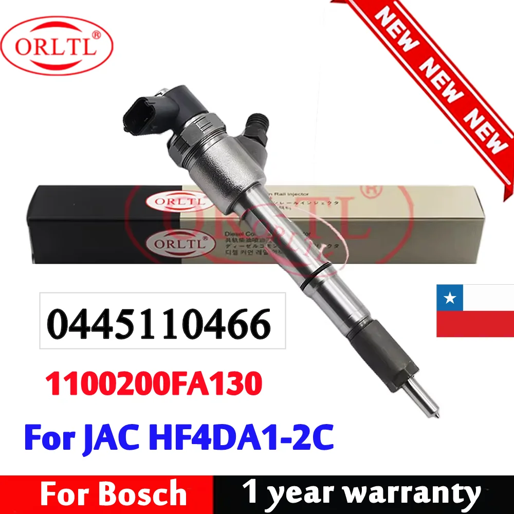 

ORLTL НОВЫЙ 0445110466 Форсунка дизельного топлива Common Rail 0 445 110 466 для JAC 1100200FA130 HF4DA1-2C