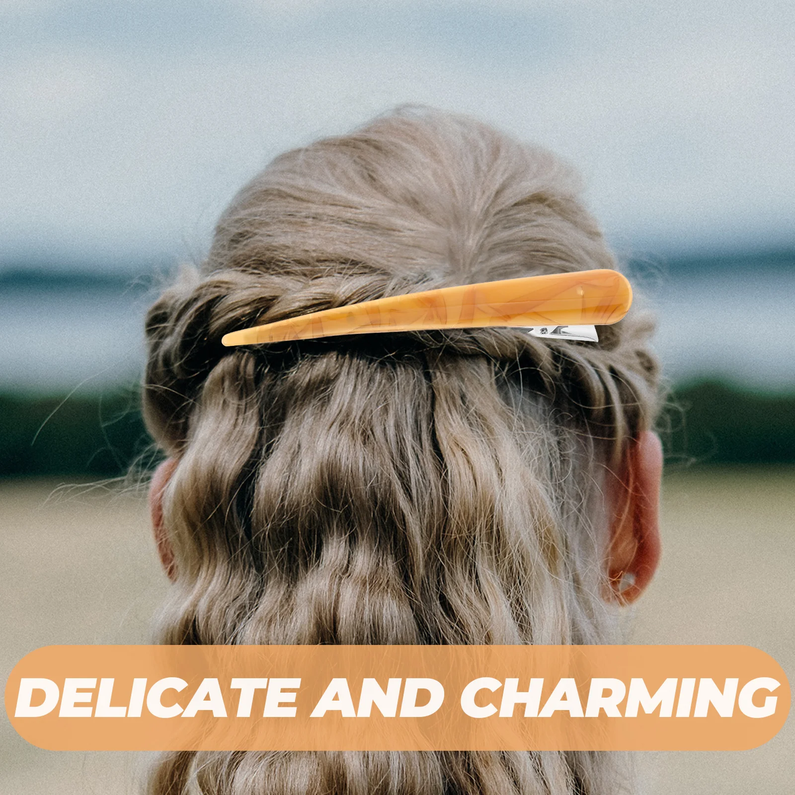

1pc Retro Alligator Clips Vintage Clamps Delicate Acetate Duckbill Hairpins Women Party Festival Hairstyle Accessories Charming