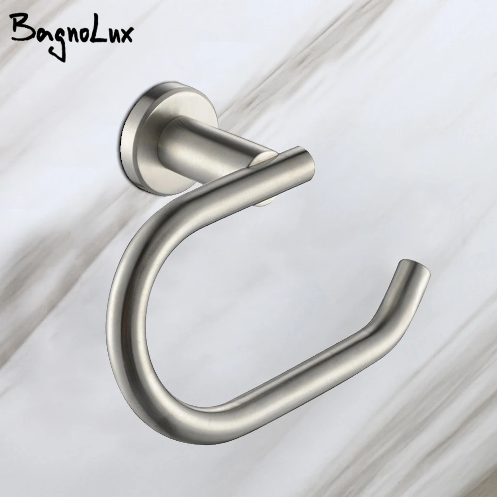 

Держатель для туалетной бумаги, однороликовый настенный держатель из матового никеля, твердая нержавеющая сталь 304