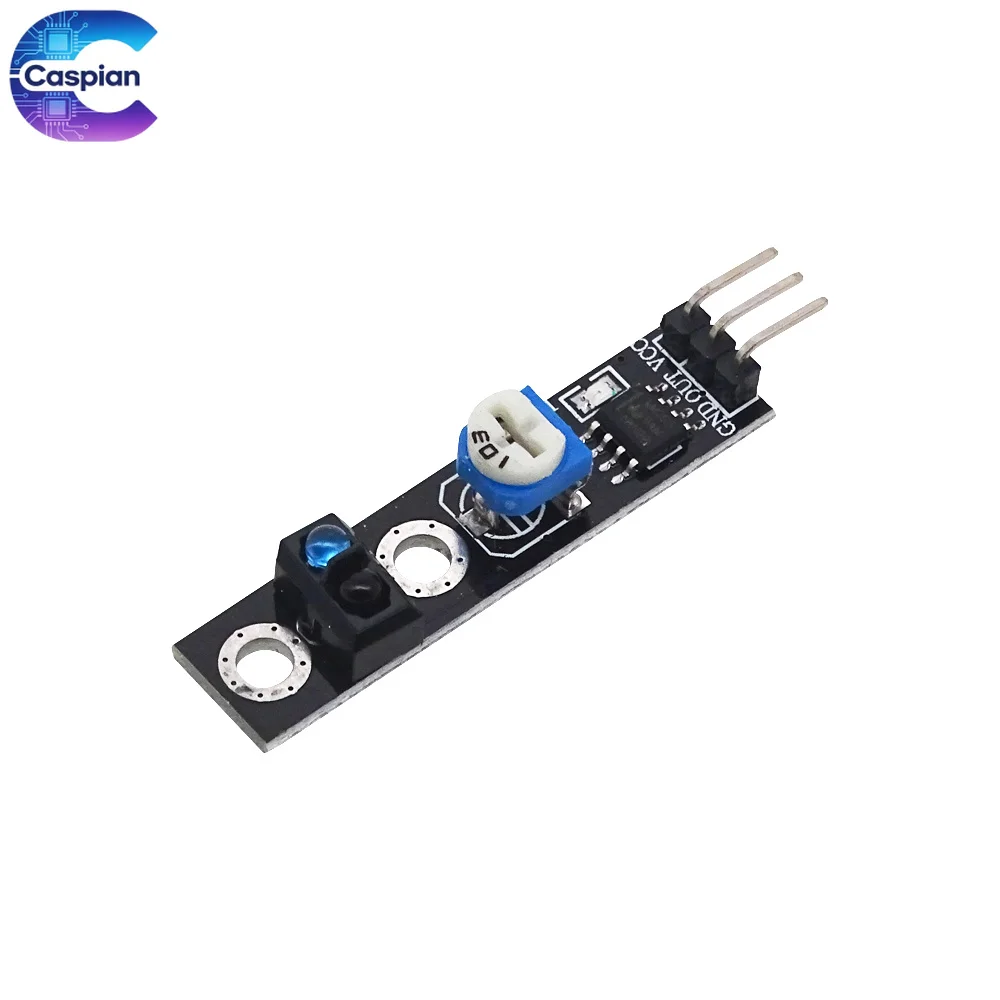 100Pcs KY-033 TCRT5000 IR Line Tracking Sensor, 1-Channel Infrared Obstacle Avoidance Module for Arduino